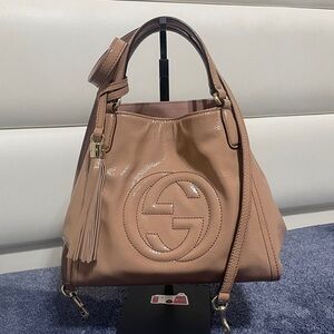 Gucci Soho Beige Leather Bag